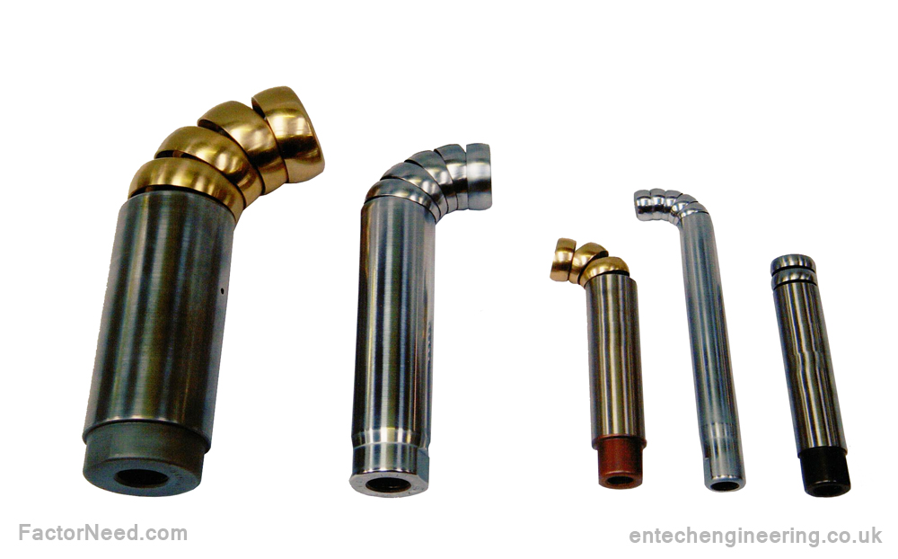 Types of mandrels for bending stainless steel, copper, and titanium pipes